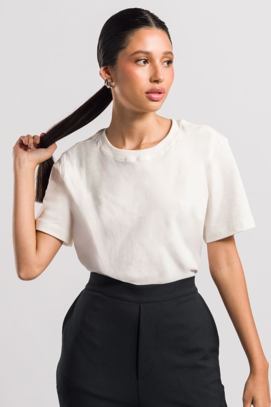 Camiseta Feminina Classic - Off White
