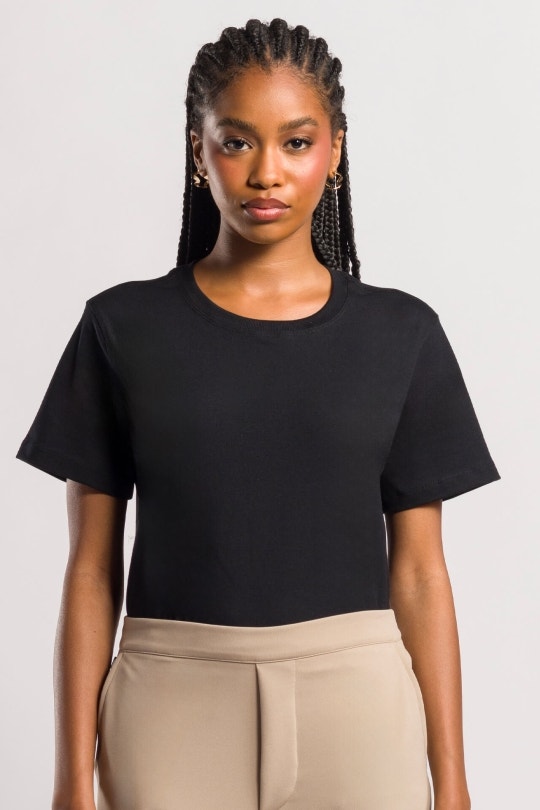 Camiseta Feminina Classic - Preta
