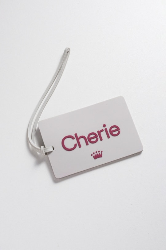 Tag de Mala Cherie - Cinza Claro