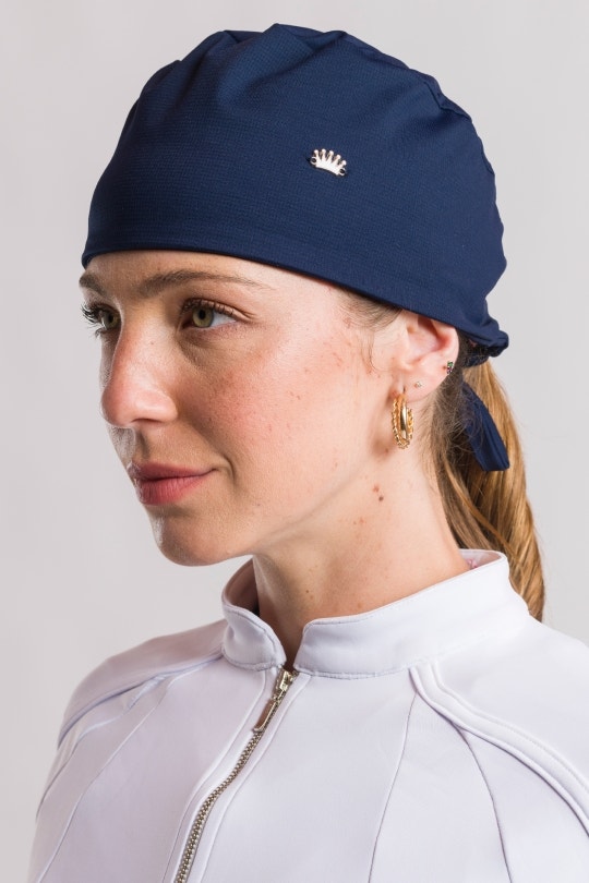 Touca Bandana Veneto Feminina - Azul Marinho