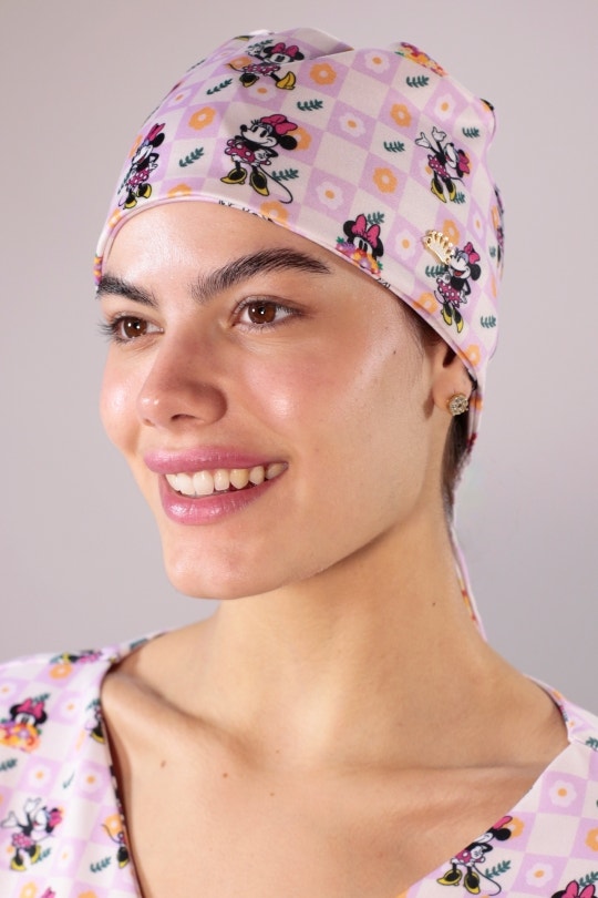 Touca Feminina Bandana Minnie Mouse Spring