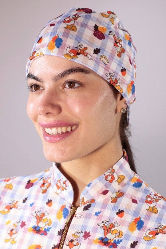 Touca Feminina Bandana Pato Donald Fall