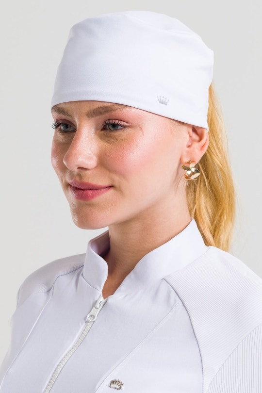 Touca Feminina Stretch - Branca