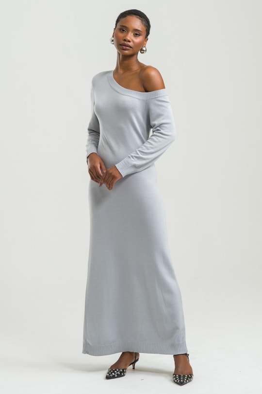 Vestido Feminino Viola By CN - Cinza